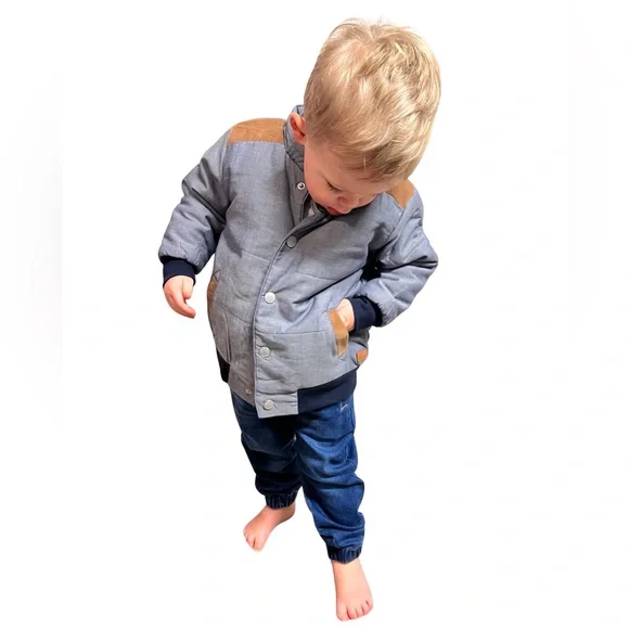 Koala Boys 3 piece Set Coat Denim Pants and Long Sleeve T shirt NWT - Picture 4 of 6
